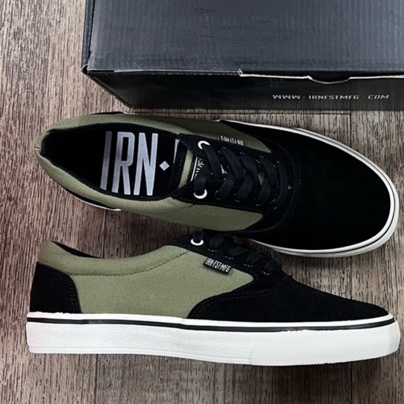 IRON FIST SIMSOLE skate shoes in Olive & black NWT SIZE 7. UNISEX - Picture 3 of 5